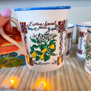 Vintage Cottagecore Mug set of 4